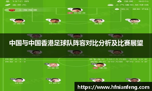 中国与中国香港足球队阵容对比分析及比赛展望